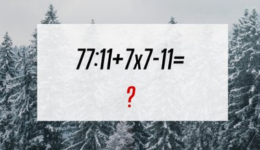 Zagadka matematyczna. Nie tak banalna, jak się wydaje