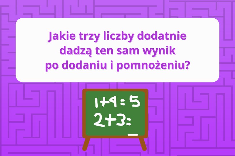Zagadka matematyczna: Tylko osoby o ponadprzeciętnym IQ ją rozwiążą. Odpowiedź jest zaskakująco prosta