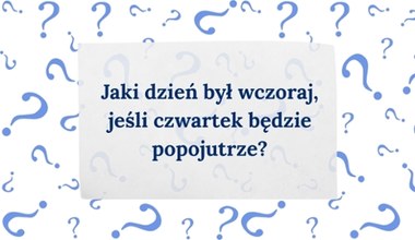 Zagadka matematyczna z dniami tygodnia. Przyda się logiczne myślenie 