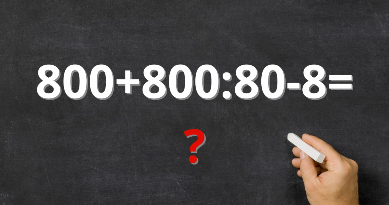 Zagadka matematyczna z dużymi liczbami. Obliczysz? /Canva Pro