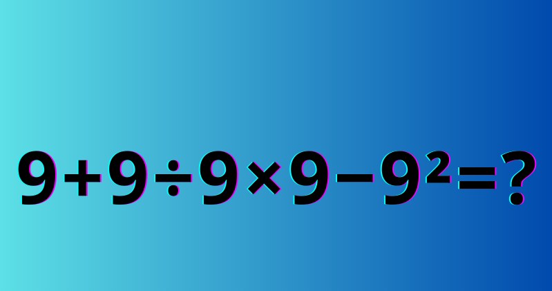 Zagadka matematyczna z dziewiątkami wydaje się prosta, jednak jest podchwytliwa. Potrafisz ją rozwiązać? /Pixel