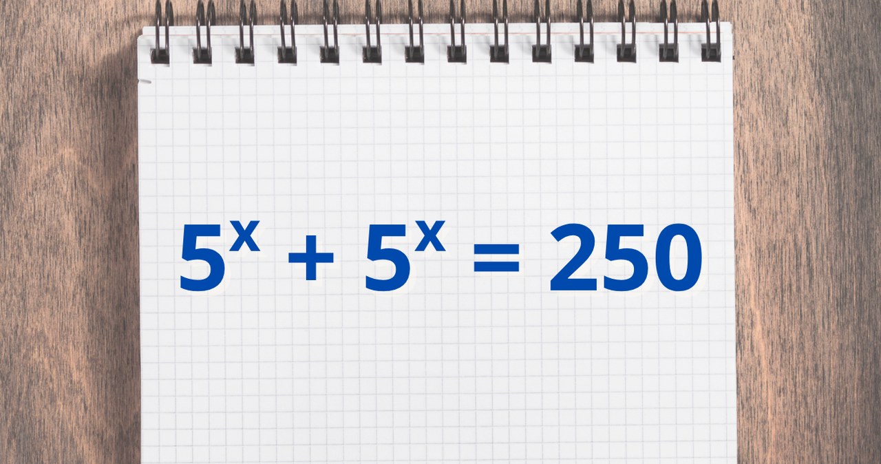 Zagadka matematyczna z "iksem" w potędze. Rozwiążesz w pamięci? /Canva Pro