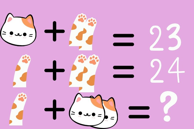 Zagadka matematyczna z kotami. Rozgrzej mózg po świętach