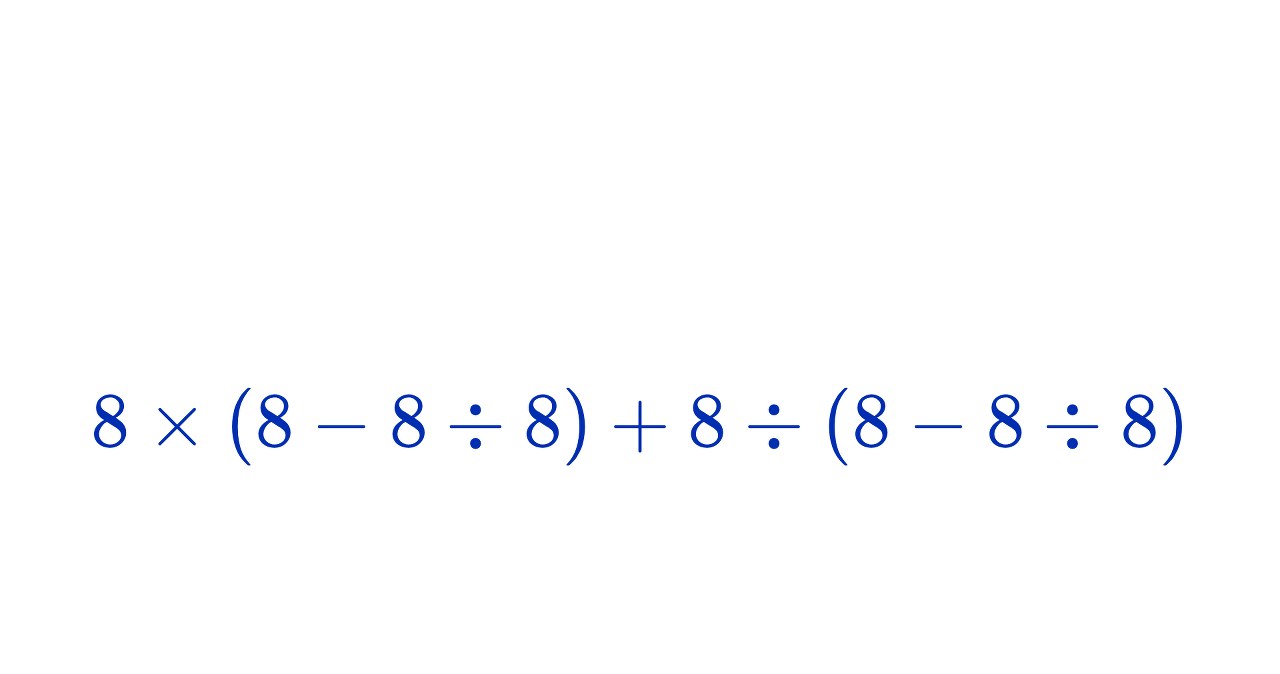 ​Zagadka matematyczna z ósemkami. To pozornie łatwe działanie myli tysiące internautów /materiały własne /INTERIA.PL