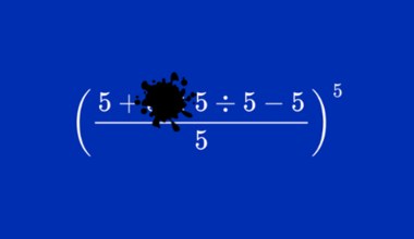 ​Zagadka matematyczna z piątkami. Wiesz, jaki jest poprawny wynik?