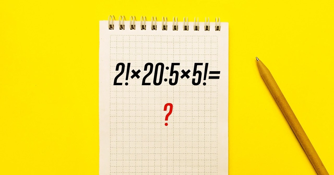 Zagadka matematyczna z silnią. Czy wiesz, jak ją rozwiązać? /Canva Pro /Canva Pro