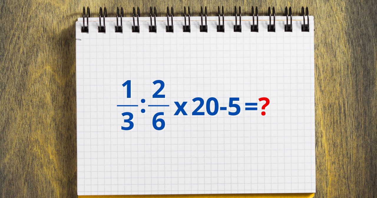 Zagadka matematyczna z ułamkami. Rozwiążesz? /Canva Pro