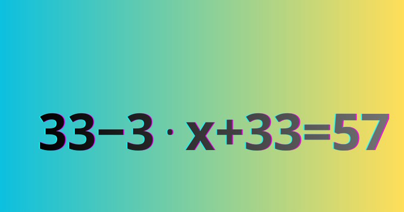 Zagadka matematyczna z x spędza sen wielu dorosłym. Uczniowie w szkole wyliczają go bez problemu /materiał zewnętrzny