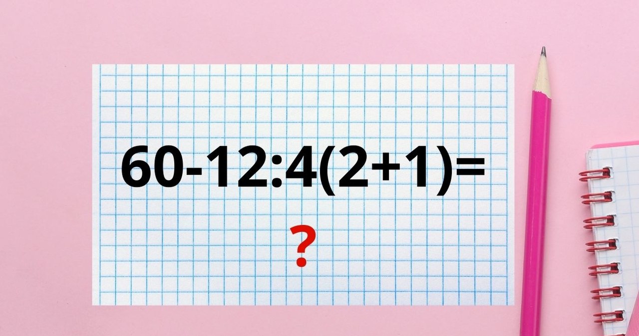 Zagadka matematyczna. /Canva Pro /Canva Pro