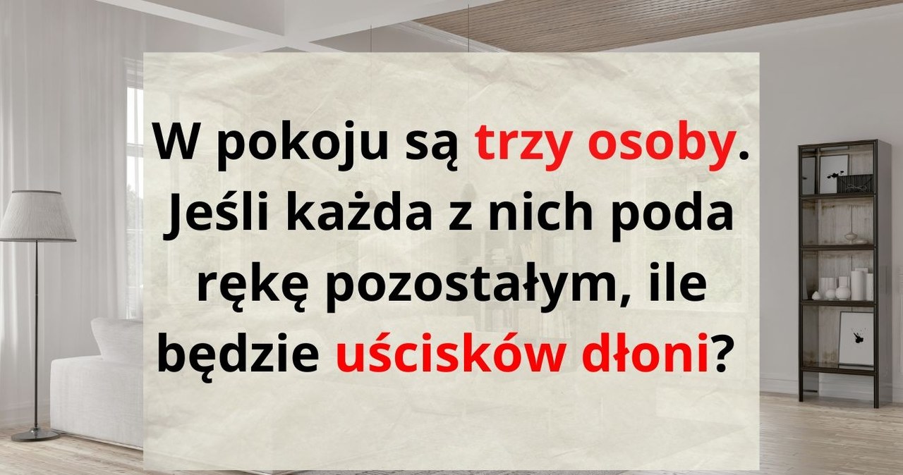 Zagadka na logiczne myślenie, której wielu nie jest w stanie rozwiązać /Canva Pro /Canva Pro
