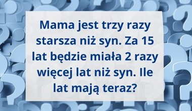 Zagadka na logiczne myślenie. Zdziwisz się, jakie to proste