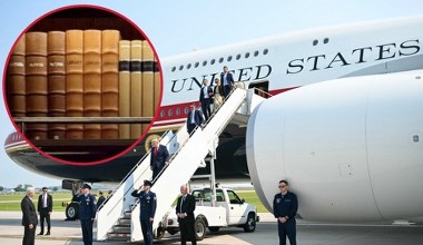 Zagadka nowego Air Force One. Książki w samolocie Trumpa wygenerowała AI?