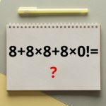 Zagadka z ósemkami sprawdzi twoją wiedzę. Czy wiesz, jak ją rozwiązać? 