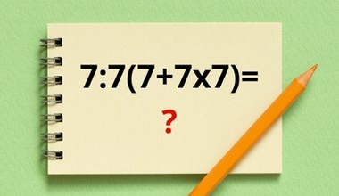 Zagadka z siódemkami dla bystrzaków. Nie pogubisz się?