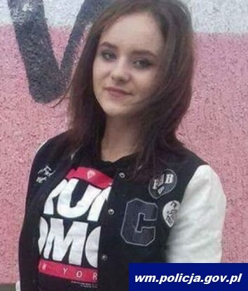 Zaginiona nastolatka /http://warminsko-mazurska.policja.gov.pl /