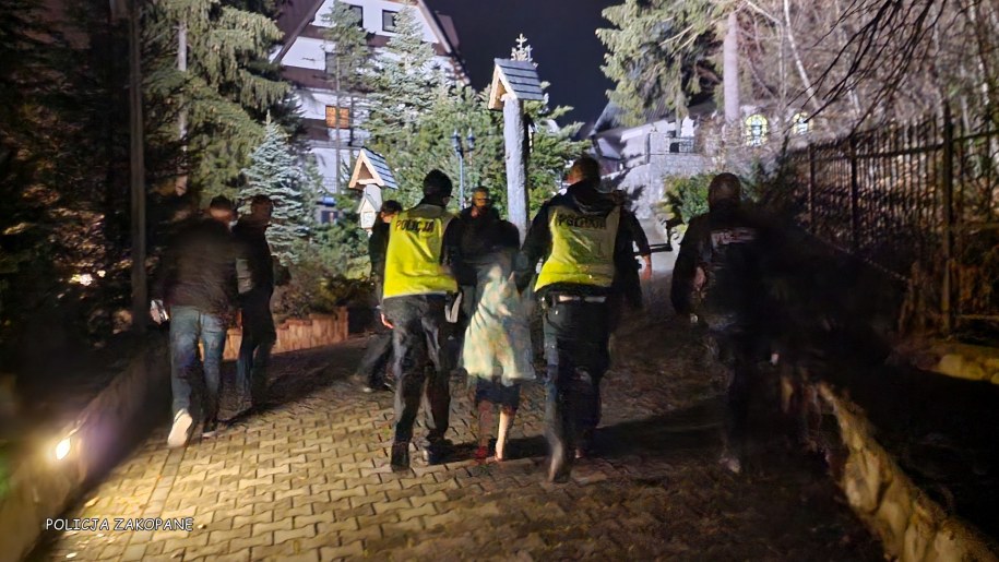 Zaginiona pod opieką policjantów /Policja Zakopane /Policja