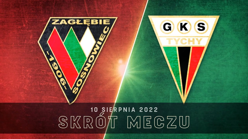 Zagłębie Sosnowiec - GKS Tychy 1-0. WIDEO (Polsat Sport)