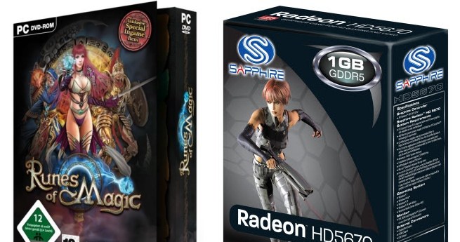 Zagraj o kartę graficzną Sapphire Radeon 5670 HD 1GB i najnowszą grę MMO Runes of Magic /Informacja prasowa