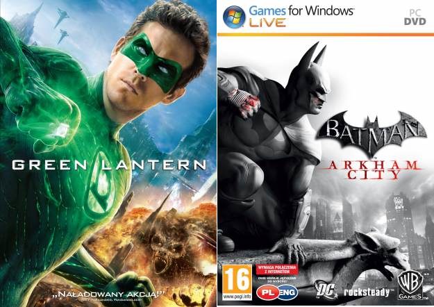 Zagraj o najnowsze przygody Batmana w grze Batman: Arkham City oraz film Green Lantern /Informacja prasowa