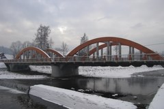 Zagrożony zawaleniem most w Białym Dunajcu