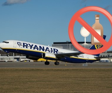 Zakaz alkoholu w samolotach Ryanair. Na pokład nie wniesiesz nawet małpki!