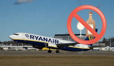 Zakaz alkoholu w samolotach Ryanair. Na pokład nie wniesiesz nawet małpki!