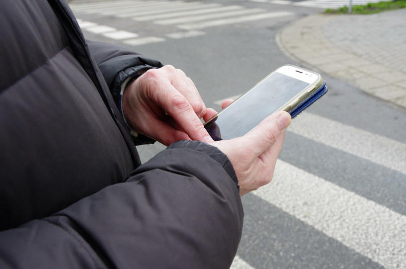 Zakaz wchodzenia wprost przed samochód, zakaz używania smartfonów, nakaz zachowania ostrożności - to wszystko obowiązuje pieszych /Marek Bazak /East News