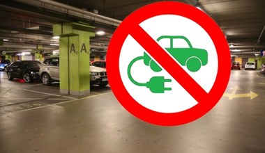 Zakaz wjazdu dla aut elektrycznych na kolejnym parkingu. Czy to legalne?