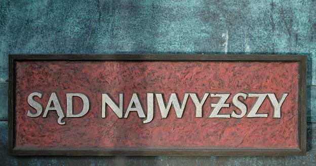 Zakiaz handlu w niedzielę w Sądzie Najwyższym. Fot. Łukasz Dejnarowicz /FORUM