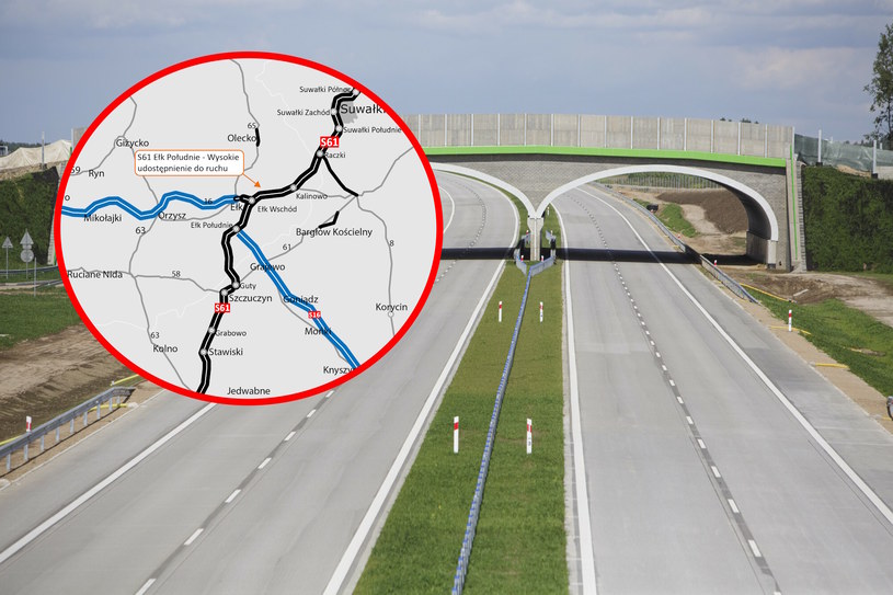 Zakończyła się budowa wszystkich odcinków drogi S61 w woj. warmińskio-mazurskim /Marek Maliszewski  /Reporter