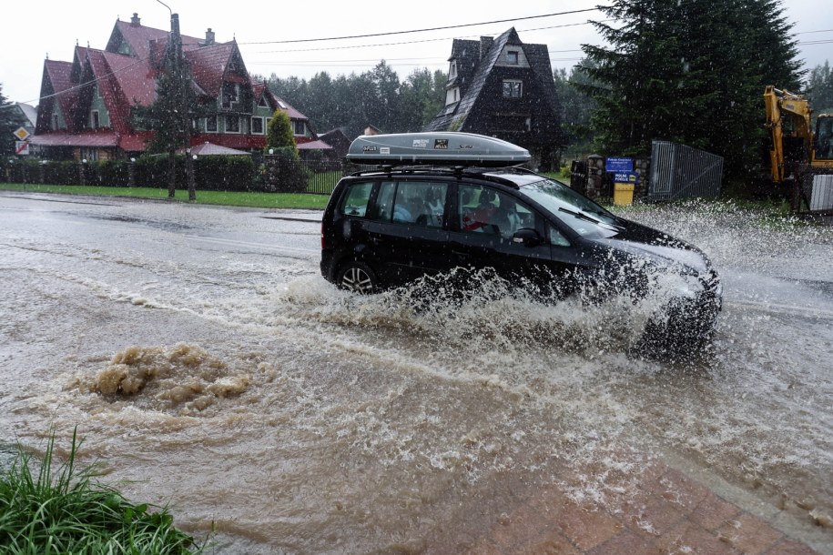 Zakopane po ulewach /Grzegorz Mamot /PAP