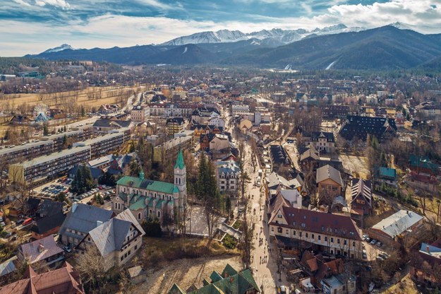 Zakopane z lotu ptaka. /Shutterstock