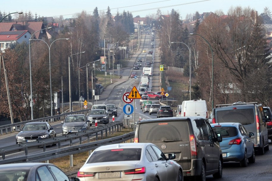 Zakopianka korki /Grzegorz Momot /PAP