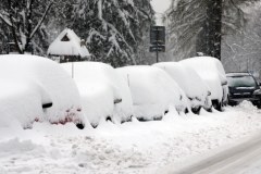 Zakopianka w śniegu