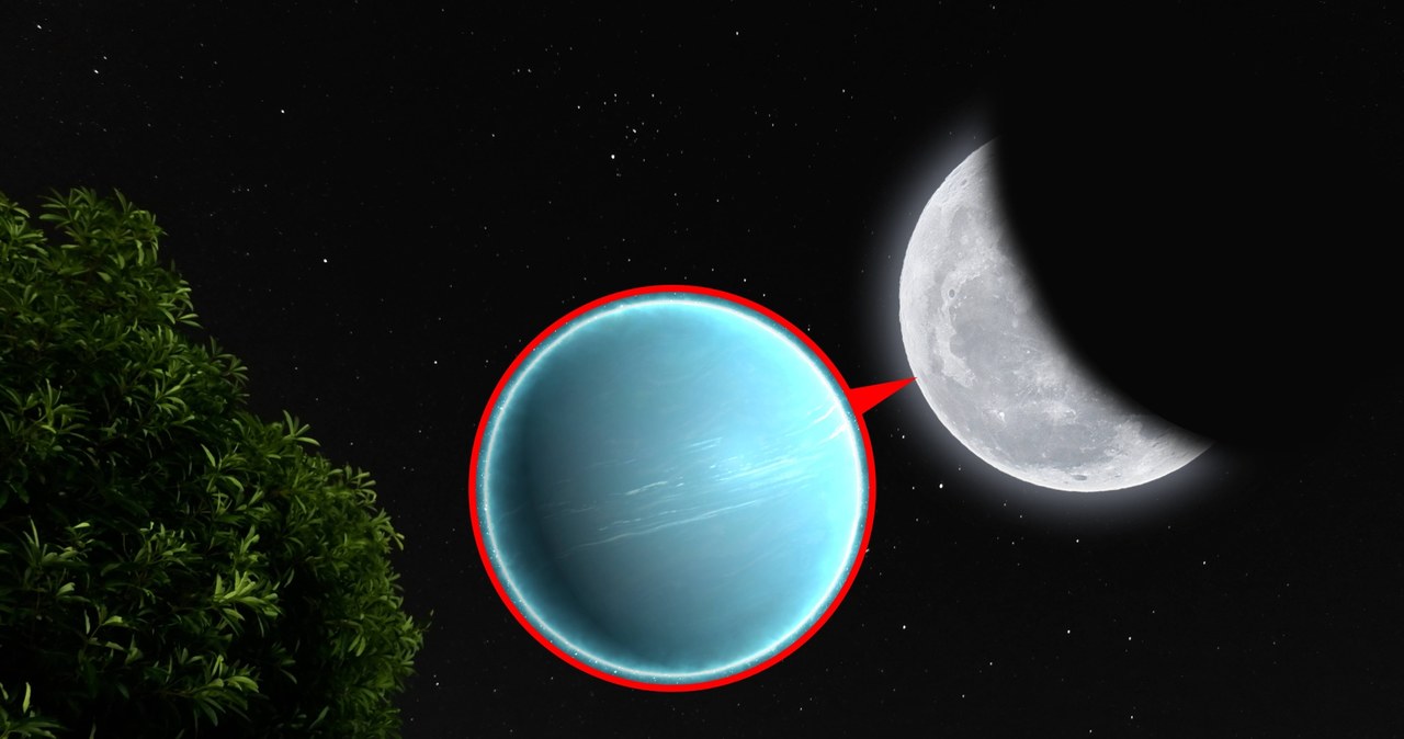 Zakrycie Urana przez Księżyc to jedno z najbardziej interesujących zjawisk we wrześniu. /123RF/PICSEL /123RF/PICSEL