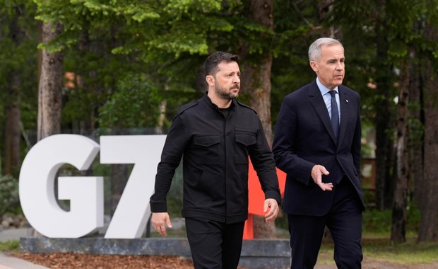 "Zakulisowa rozmowa" Zełenskiego na szczycie G7. "Omówiliśmy kroki"