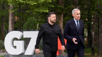 "Zakulisowa rozmowa" Zełenskiego na szczycie G7. "Omówiliśmy kroki"