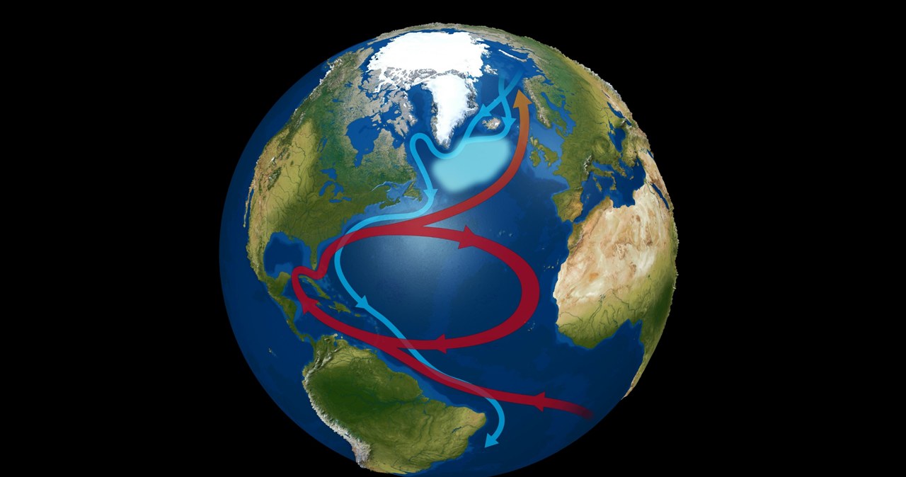 Załamanie AMOC powiększyłoby obszar „zimnej plamy”, która rozwinęła się we północno-wschodniej części Atlantyku /MIKKEL JUUL JENSEN/Science Photo Library /East News