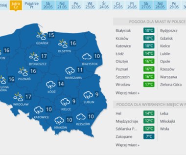 Załamanie pogody i duże różnice temperatur w czwartek. Wyjaśniamy przyczynę