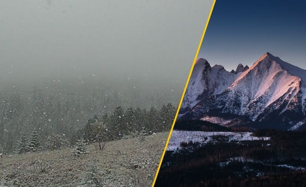 Załamanie pogody w Tatrach. Spadł pierwszy tej jesieni śnieg  