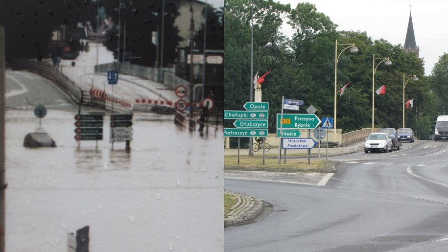 Zalane były drogi i domy. /Marcin Buczek /RMF FM