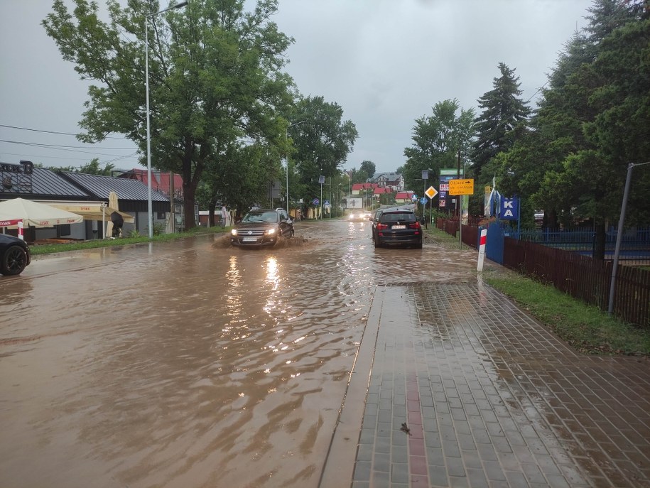 Zalane centrum Gródka nad Dunajcem /Gorąca Linia RMF FM