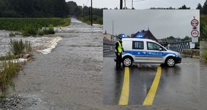 Zalane drogi, przerwany wał. Niż genueński nad Polską