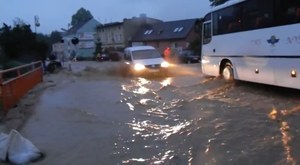 Zalane Głuchołazy na Opolszczyźnie. Powódź u Czechów