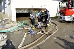 Zalane i zniszczone podwarszawskie Piaseczno