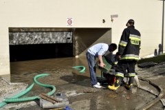 Zalane i zniszczone podwarszawskie Piaseczno