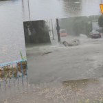 Zalane Kielce. Potężna ulewa nad miastem