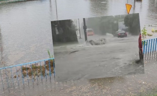 Zalane Kielce. Potężna ulewa nad miastem