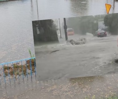 Zalane Kielce. Potężna ulewa nad miastem