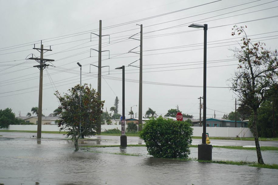 Zalane ulice Fort Myers na Florydzie /AA/ABACA /PAP